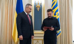 Ukrayna Devlet Başkanı Zelenskiy, Dışişleri Bakanı Fidan'a 'İkinci Derece Liyakat Nişanı'nı tevcih etti