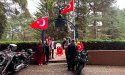 Londralı motorculardan Brookwood Şehitliği’ne Zafer sürüşü