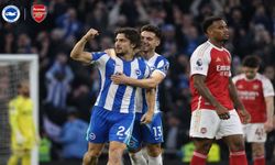 Son şampiyon Arsenal, Brighton deplasmanında ilk yenilgisini aldı