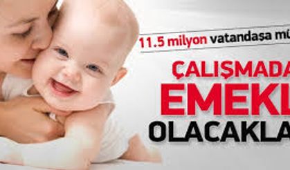 11.5 milyon vatandaşımıza büyük müjde