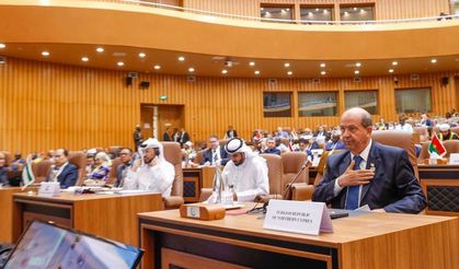 Cumhurbaşkanı Ersin Tatar, 15. Devlet ve Hükümet Başkanları Zirvesi’nde konuştu
