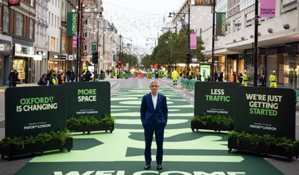 Oxford Street araç trafiğine kapandı: Yeni dönem başladı