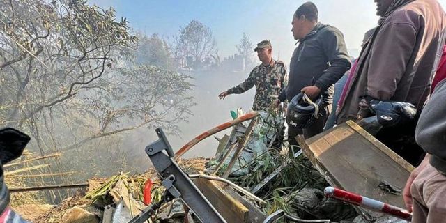 Nepal'de uçak düştü: 68 ölü