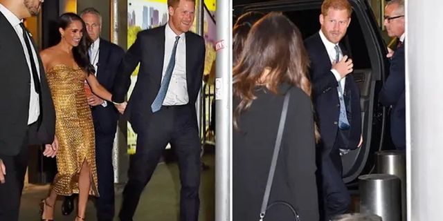 Prens Harry ve Meghan Markle’in aracı paparazziler tarafından takip edildi