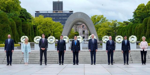 G7 zirvesi Hiroşima'da ölenlerin anılmasıyla başladı