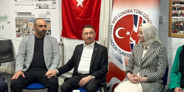 Fuat  Oktay, Batı Londra “Türk Gönüllüleri Derneği”ni  ziyaret etti