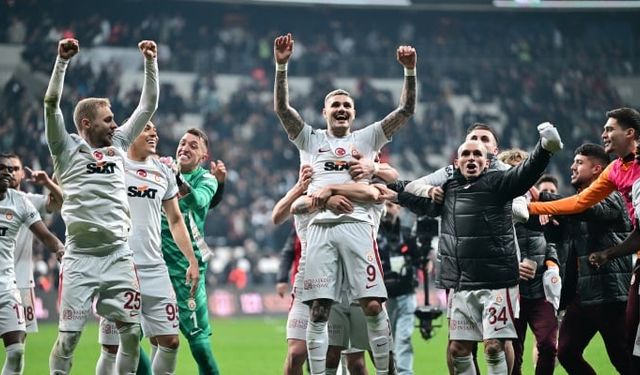 Galatasaray, Beşiktaş derbisinden tek golle lider çıktı!