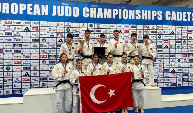 Judo Ümit Milli Takımı, Bulgaristan'da Avrupa ikincisi oldu