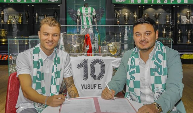 Konyaspor, Yusuf Erdoğan'ı renklerine bağladı