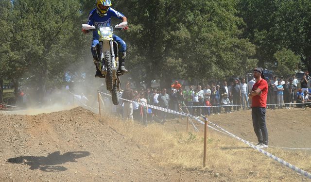 Kütahya'da Süper Enduro Motosiklet Yarışları yapıldı