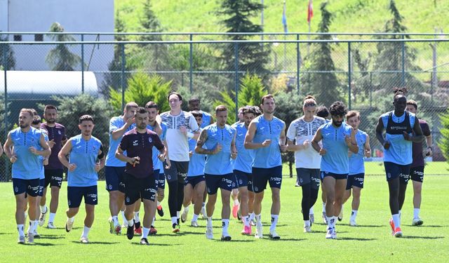 Trabzonspor'da yeni sezon hazırlıkları devam etti