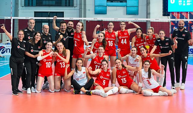 22 Yaş Altı Kadın Milli Voleybol Takımı, Avrupa 3'üncüsü oldu