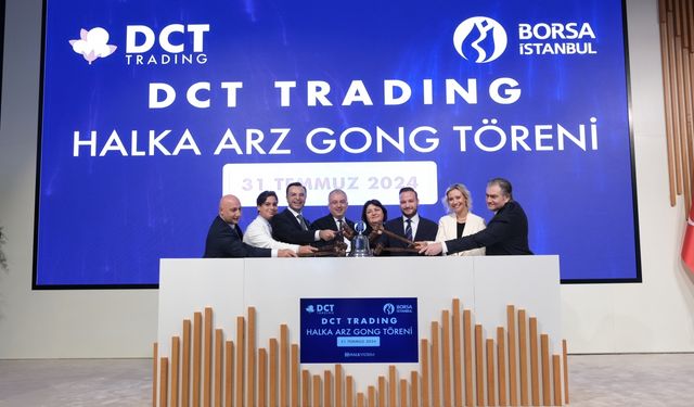 Borsa İstanbul'da gong DCT Trading için çaldı