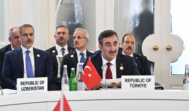 Cumhurbaşkanı Yardımcısı Yılmaz, TDT Devlet Başkanları Gayriresmi Zirvesi'nde konuştu: