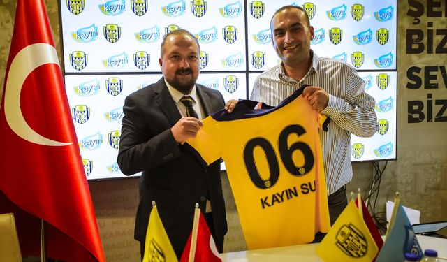 MKE Ankaragücü, Kayın Su ile sponsorluk anlaşmasını uzattı