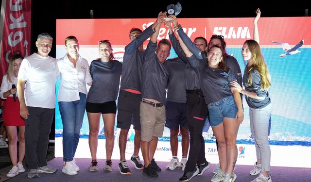 12. TAYK Slam-Eker Olympos Regatta Yelken Festivali'nin ödül töreni düzenlendi