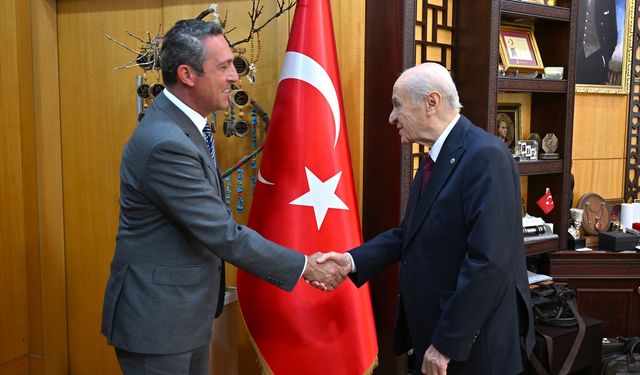 GÜNCELLEME - MHP Genel Başkanı Bahçeli, Ali Koç ile görüştü