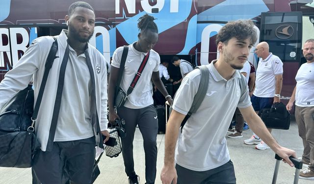 Trabzonspor kafilesi İstanbul'a gitti