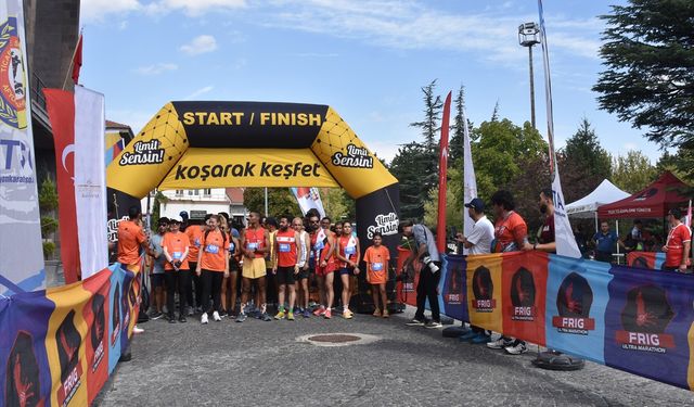 Afyonkarahisar'da düzenlenen Arnica 10. Frig Ultra Maratonu sona erdi