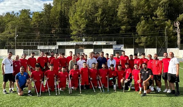 Ampute Futbol Milli Takımı gelişim kampı Marmaris'te başladı