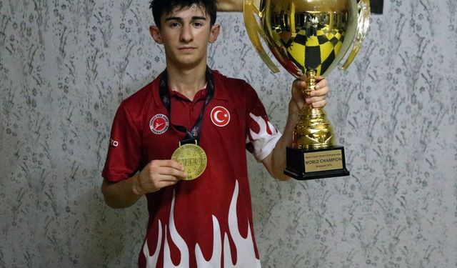 Avrupa ve dünya şampiyonu "Atom Karınca" Hamza'nın yeni hedefi 2028 Olimpiyatları