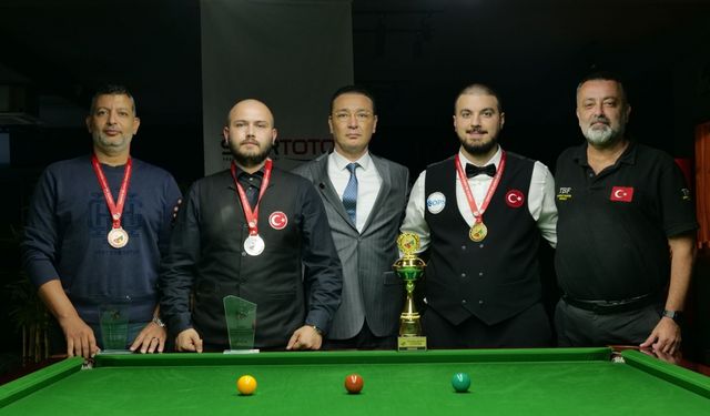 Bilardoda 2024 Türkiye Snooker Şampiyonası'nın 3. etabı tamamlandı