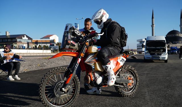 TransAnatolia Rally Raid yarışçıları Erciyes'te kamp yaptı