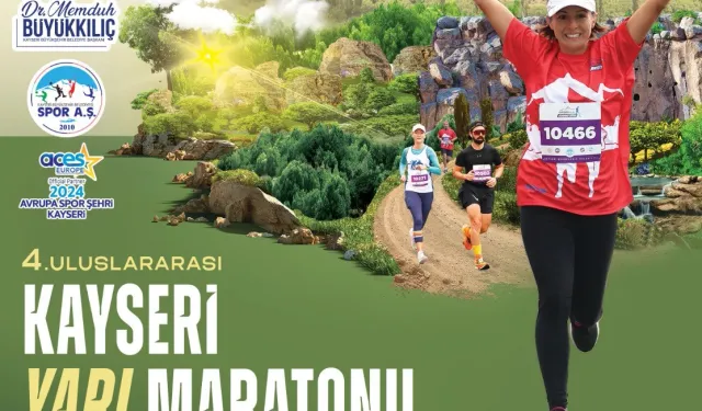 4’üncü Uluslararası Kayseri Yarı Maratonu'nda geri sayım başladı