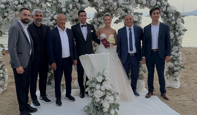 Bodrum FK'li Samet Yalçın dünyaevine girdi