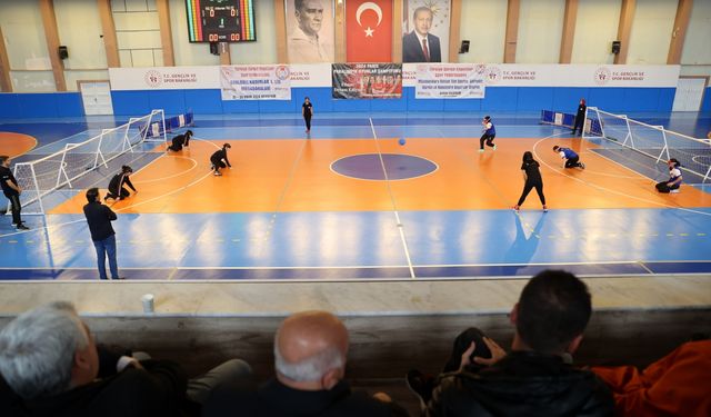 Golbol Kadınlar 1. Lig 2. devre müsabakaları Nevşehir'de devam ediyor