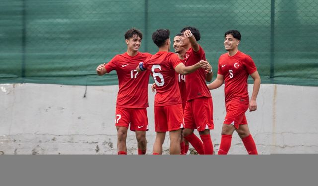 18 Yaş Altı Milli Futbol Takımı, hazırlık maçında Fransa'yı 1-0 yendi