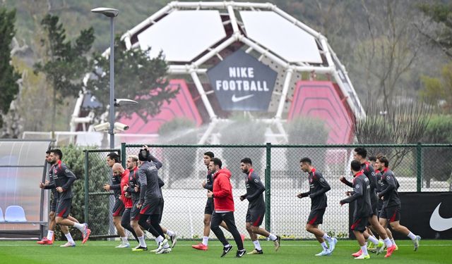 A Milli Futbol Takımı, Galler maçının hazırlıklarını sürdürdü