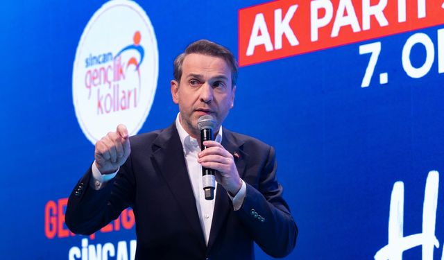 Bakan Bayraktar, AK Parti Sincan Gençlik Kolları Kongresi'nde konuştu: