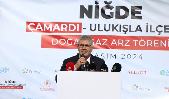 Enerji ve Tabii Kaynaklar Bakan Yardımcısı Şatıroğlu, Niğde'de konuştu: