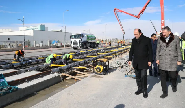 Başkan Altay Tramvay Hattı Projesi'ni yerinde inceledi