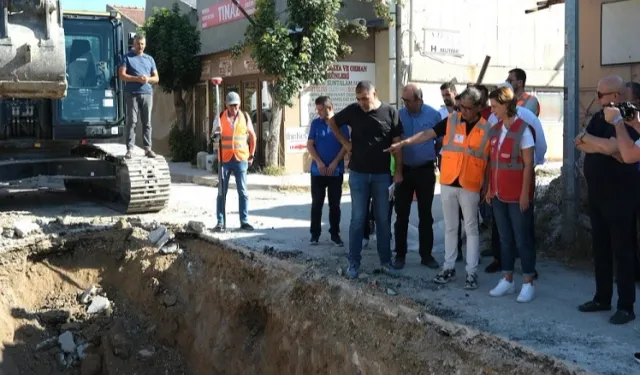 Eskişehir Büyükşehir'in altyapı çalışması sürüyor