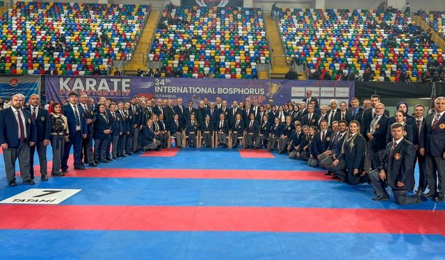 34. Uluslararası Boğaziçi Karate Turnuvası İstanbul'da yapıldı