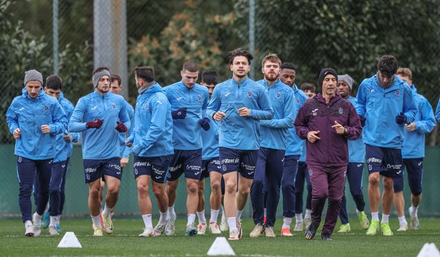 Trabzonspor, Samsunspor maçı hazırlıklarına başladı