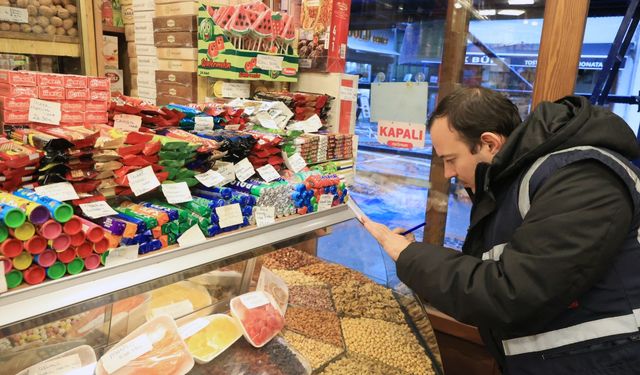 Trakya'da yılbaşı öncesi fiyat ve etiket denetimi yapıldı