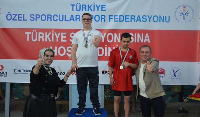 Türkiye Özel Sporcular Yüzme Şampiyonası Antalya'da yapıldı