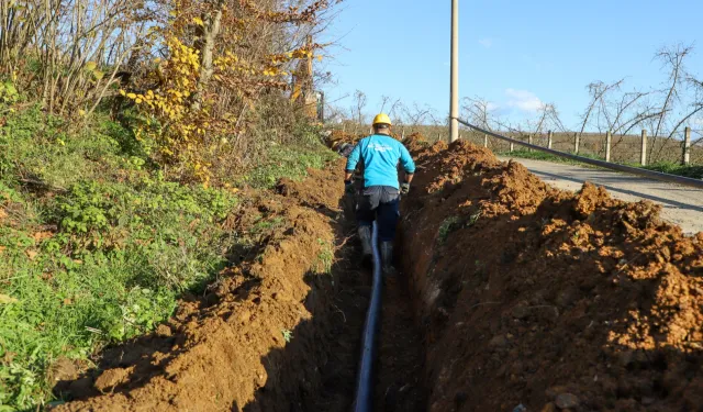 Sakarya'da 3 bin 200 metrelik yeni hat ile Kuyumculu Mahallesi’ne kesintisiz içme suyu