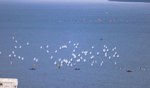 Bodrum'da 4. Uluslararası Mandalina Kupası Yelken Yarışları başladı