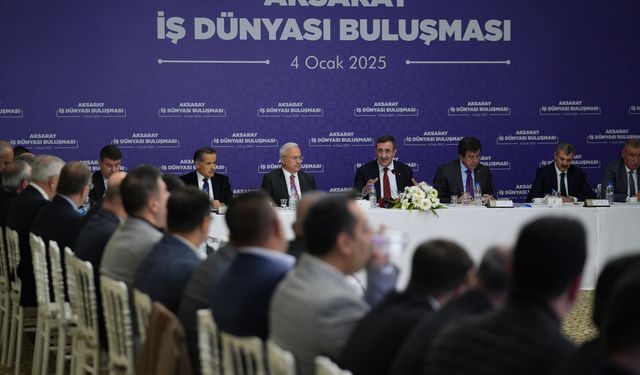 Cumhurbaşkanı Yardımcısı Yılmaz, Aksaray İş Dünyası Buluşması'nda konuştu: (1)