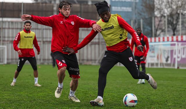 Reeder Samsunspor, Bellona Kayserispor maçının hazırlıklarına ara vermeden başladı