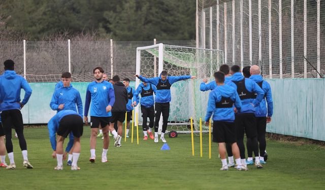 Sipay Bodrum FK, Gaziantep FK maçının hazırlıklarını sürdürdü