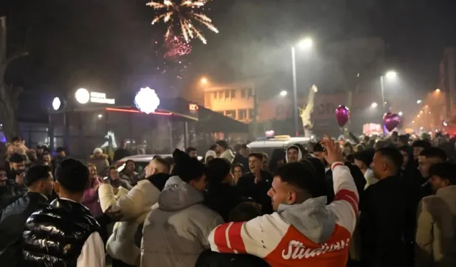 Edirne Keşan'da yılbaşı coşkusu