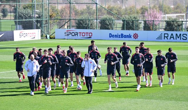 A Milli Futbol Takımı, Macaristan maçının hazırlıklarını tamamladı