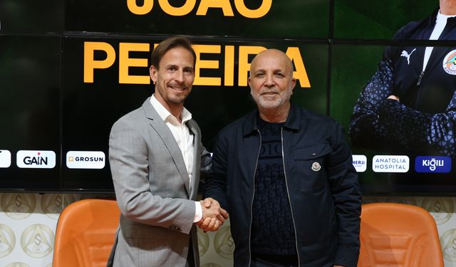 Alanyaspor'da teknik direktörlük görevine Joao Pereira getirildi