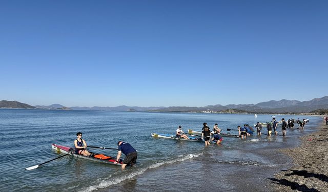 Uzun Mesafe Deniz Küreği Türkiye Kupası yarışları, Fethiye'de başladı