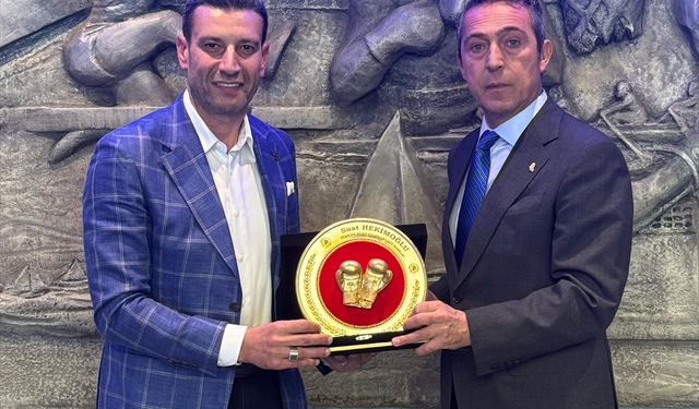 Türkiye Boks Federasyonu Başkanı Suat Hekimoğlu'ndan Ali Koç'a ziyaret